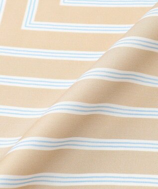 自由区 【カタログ掲載】ストライプレター スカーフ ベージュ系