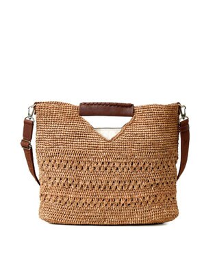 IBIZA ラフィア　2WAYバッグ エメラルドグリーン