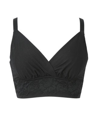  【BRADELIS NewYork peace】ハイブリッドハートカップブラ23 締め付け感の少ないノンワイヤー補整ブラ 補正