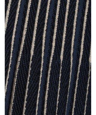 CRAFT STANDARD BOUTIQUE 配色ストライプニットスカート Blue