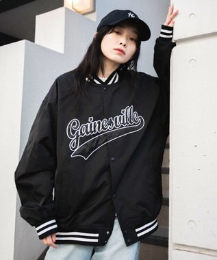  【ユニセックス着用ITEM/MLサイズ展開】ワッペンロゴスタジャン