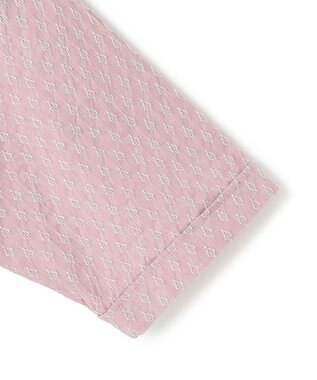 JOSEPH HOMME 新柄【ストレッチ】ハムサジャガードストレッチ　レギュラーカラー半袖シャツ ピンク系