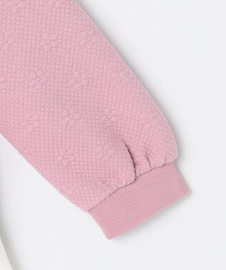 組曲 KIDS 【110-140㎝】フラワーキルト トレーナー ラベンダー