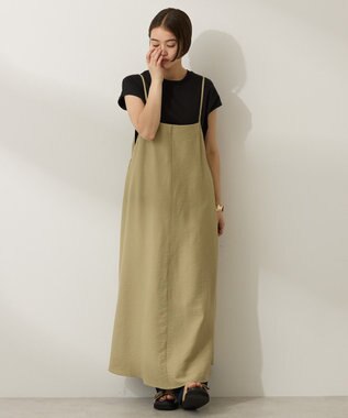 AMERICAN HOLIC 前後２ＷＡＹキャミワンピース Khaki