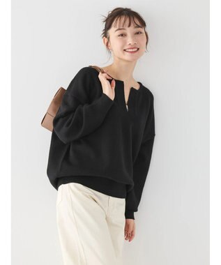 AMERICAN HOLIC バイパチスキッパーニットプルオーバー Black