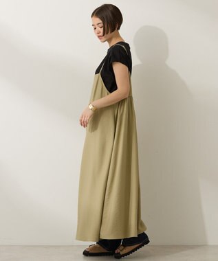AMERICAN HOLIC 前後２ＷＡＹキャミワンピース Khaki