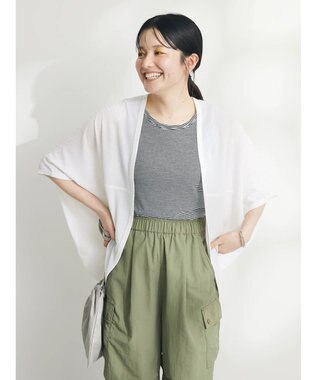 CRAFT STANDARD BOUTIQUE ランダムテレコモモンガカーディガン Off White