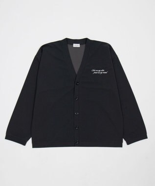 WEGO 【2点SET/ユニセックス着用ITEM】アンサンブルカーディガン（LS） ブラック中濃色