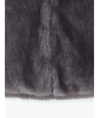 Te chichi ショートファーベスト グレー