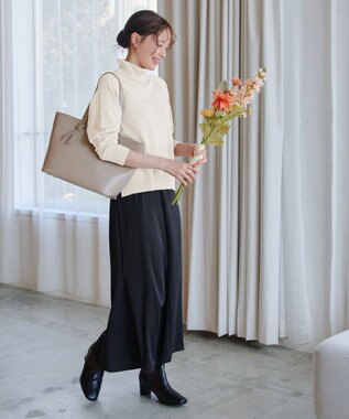 Tiaclasse 【安田美沙子さん　小倉優子さん着用】リボンデザイン通勤バッグ モカ