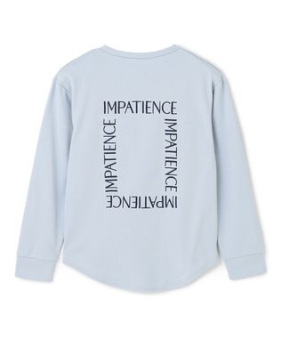 UNFILO 【110-150cm】選べるアソート ロゴロンT(UNISEX) [刺繍ロゴ]サックス