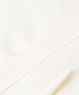 23区 【R(アール)】ダブルクロス ラッフルデザインブラウス ホワイト系