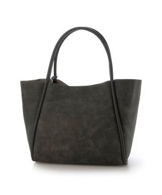 UNBILLION カシュカシュ cachecache / 通しハンドルパッチワークトート ダークグレー