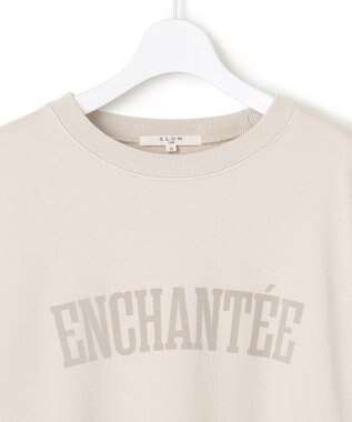 23区 L 【SLOW/一部店舗限定】ヴィンテージカレッジスウェット ベージュ系