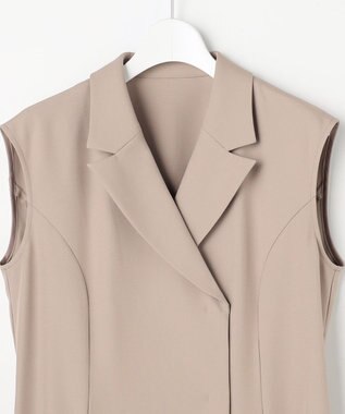 ANY SIS 【2WAY】テーラードジレ ワンピース グレージュ