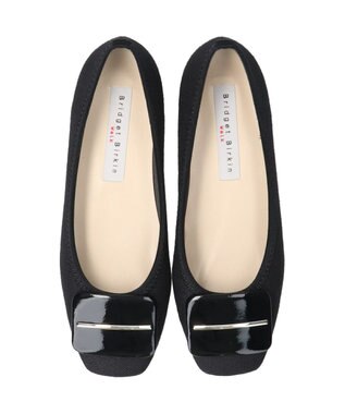 Bridget Birkin 【Bridget Birkin walk】バックルモチーフウォーキングパンプス ブラック雑材