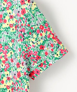 23区GOLF 【WOMEN】総柄フラワープリント ポロシャツ グリーン系5