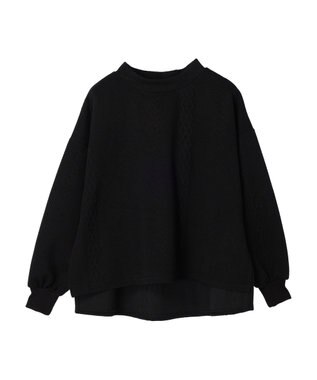 CRAFT STANDARD BOUTIQUE JQカットボリュームスリーブMOCプルオーバー1 Black