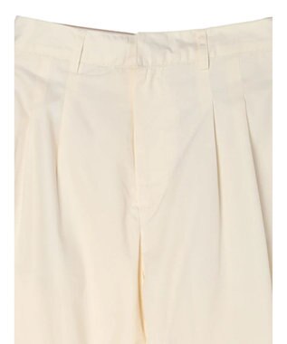 Green Parks ツータックチノパンツ Ivory