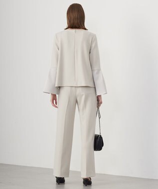 ICB L 【洗える】ミリオーネダンボールニットブラウス トープ系