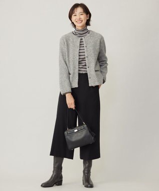 J.PRESS LADIES 【WEB限定カラーあり・2way・セットアイテム】ノーブルショルダー バッグ ブラック系