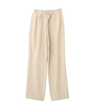 YECCA VECCA サイドラインパイピングストレートパンツ Gray Beige