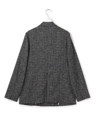 ICB 【先行予約】 ミックスブッチャー ダブルブレストジャケット ブラック×オフホワイト