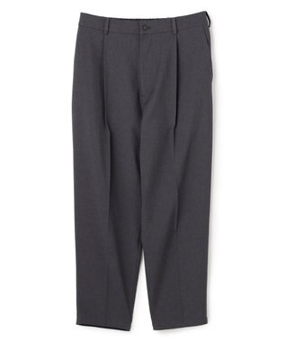 UNFILO MENS 【ストレッチ/イージーケア】WOOL TOUCH 機能美パンツ ワイド