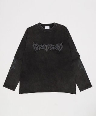 WEGO ブリーチレイヤードグラフィックT（LS）