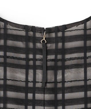 TOCCA 【星風まどかさん着用】FLOATING CHECK ドレス ブラック系5