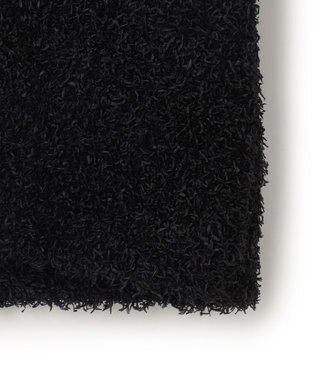 ICB L 【洗える】ペーパーモールブレンド ニットジャケット ブラック系