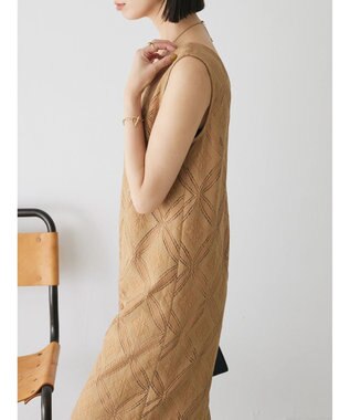 Green Parks クラシックレースロンパース Camel