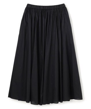 UNFILO コットンローン ボリュームスカート ブラック