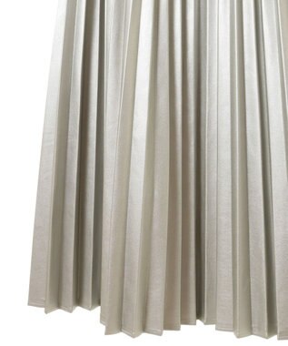 AMERICAN HOLIC フェイクレザープリーツスカート Silver