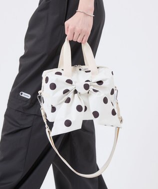 LeSportsac LG BOW SM SATCHEL/ノワールポルカドットスナイデル ノワールポルカドットスナイデル