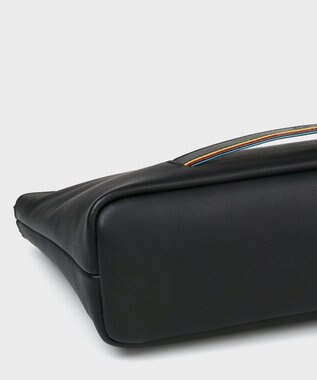 Paul Smith ストライプカラードエッジ ショルダーバッグ ブラック