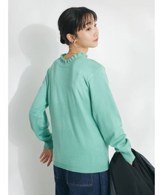 CRAFT STANDARD BOUTIQUE エリシャーリングニットプルオーバー Green