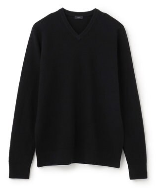 JOSEPH HOMME ライトアムンゼン　Ｖネックニット ブラック系