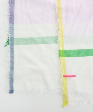 POLS 播州織 極細コットンストール ピンク