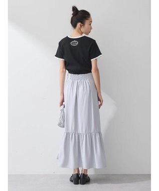 earth music&ecology マルチウェイビスチェリボンキャミワンピース Blue Gray