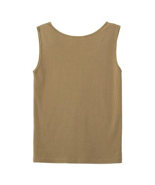 AMERICAN HOLIC スクエアネックリブタンクトップ Mocha