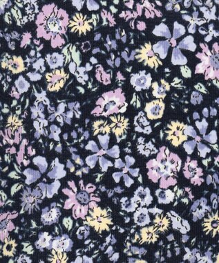 ANY KIDS 総柄プリントレギンス ネイビー×花柄