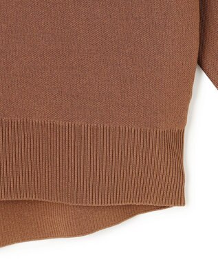 ICB 【洗える】シンセティックダブルフェイス ニットトラックジャケット コーヒー系