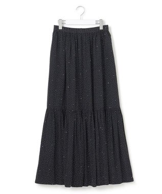 23区 【SLOW/一部店舗限定】タイニースタープリント スカート ブラック系