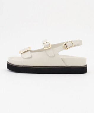23区 バックル デザイン サンダル アイボリー系