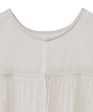 earth music&ecology フロントリボンシアーチュニック Light Beige