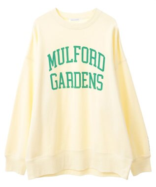 AMERICAN HOLIC カレッジロゴ裏毛プルオーバー Light Yellow