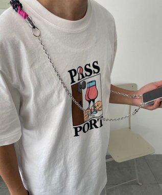 WEGO 配色ロープチェーンストラップ 柄4