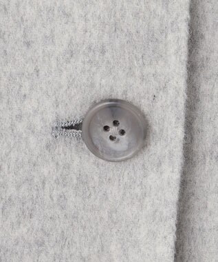 J.PRESS LADIES 【リバーシブル】ウールナイロン リバー フーデッドコート ライトグレー系