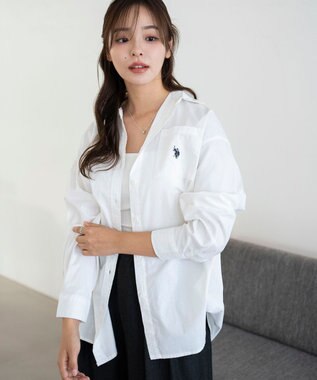 WEGO 【25年秋新色登場★】U.S. POLO ASSN.別注ロングスリーブシャツ